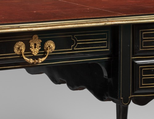 Mobilier Bureau et Secrétaire - Grand Bureau en ébène et poirier noirci
