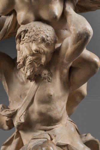 Sculpture  - Nymph and Satyr  - Albert Ernest Carrier-Belleuse (1824-1887)