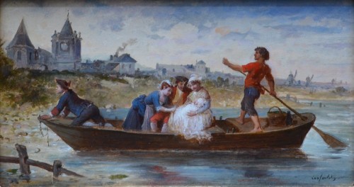 François Lanfant de Metz (1814-1892) - Journée de baptême