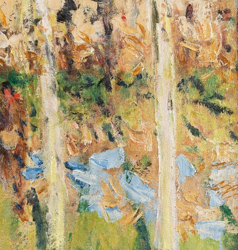 Paintings & Drawings  - Pierre-Eugène Montézin (1874-1946) - Poplar Trees near a Stream