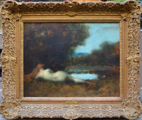 Jean-Jacques Henner (1829-1905) - Rêverie - Tableaux et dessins Style Napoléon III