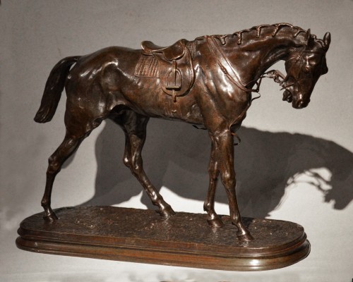 Pierre-Jules Mène (1810-1879) The racehorse - Sculpture Style 