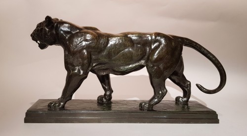 Antoine Louis Barye (1795-1875) The Walking Tiger - Sculpture Style 