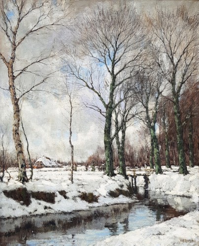 Arnold Marc Gorter (1866-1933) - Paysage de neige