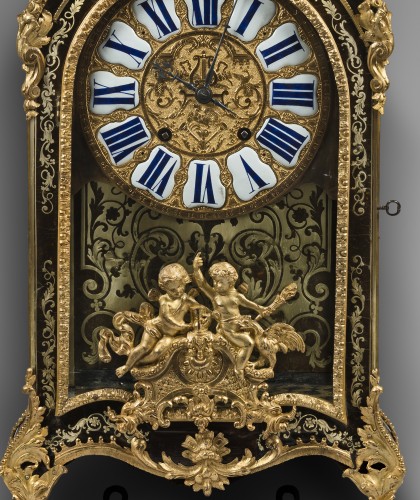 Horlogerie Cartel - Important Cartel en marqueterie Boulle, fin de l’époque Louis XIV