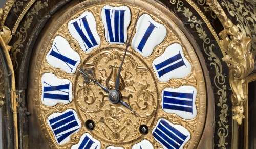 18th century - Important Cartel in Boulle marquetry, Late Louis XIV period