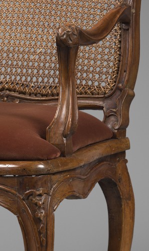 Sièges Fauteuil & Bergère - Fauteuil de bureau en cannage par Etienne Meunier