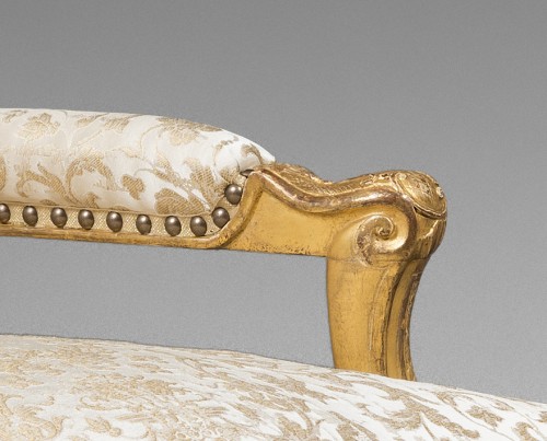 Paire de fauteuils d’époque Régence en bois doré - Sièges Style Régence