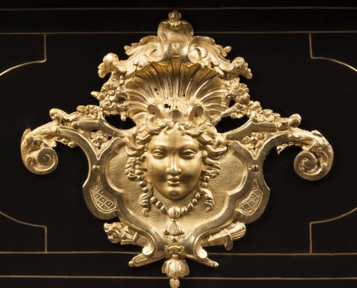 Mobilier Bureau et Secrétaire - Grand bureau d’apparat d'époque Louis XIV