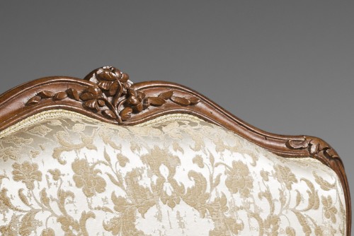 Sièges Fauteuil & Bergère - Remarquable Marquise d’époque Louis XV