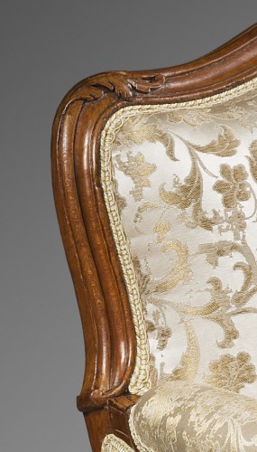 XVIIIe siècle - Remarquable Marquise d’époque Louis XV