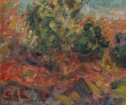 XXe siècle - Georges d’Espagnat (1870-1950) - Environs de Cagnes sur mer, vers 1915