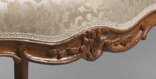Nicolas HEURTAUT, Exceptional suite of eight  &quot;A la Reine&quot; armchairs  - 