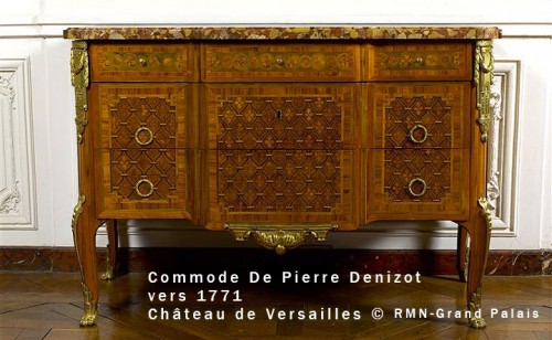 Importante commode néoclassique, estampillée Pierre DENIZOT - Transition