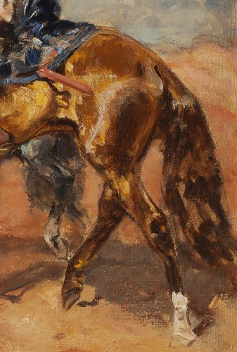 Henri Emilien Rousseau (1875-1933) - The arrival of the horsemen - 