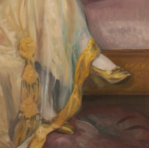Art nouveau - Henry Caro-Delvaille (1876-1926) &quot;The Pink Divan&quot;