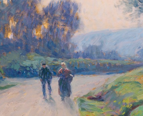 Paul Madeline (1863-1920) « Promenade le long du ruisseau, vers 1910 » - 