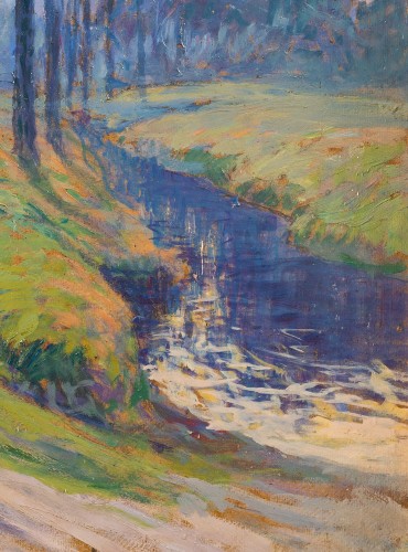  - Paul Madeline (1863-1920) « Promenade le long du ruisseau, vers 1910 »