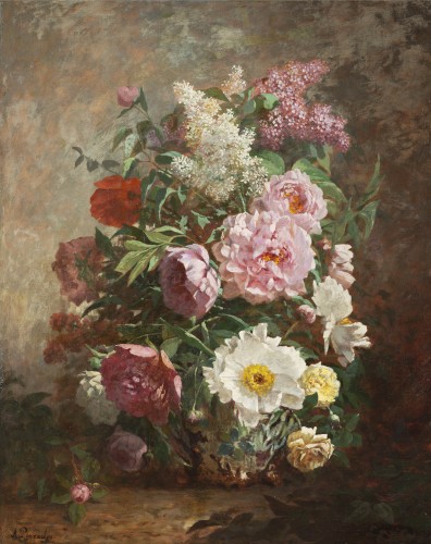André Benoît Perrachon (1827-1909) - Bouquet of flowers