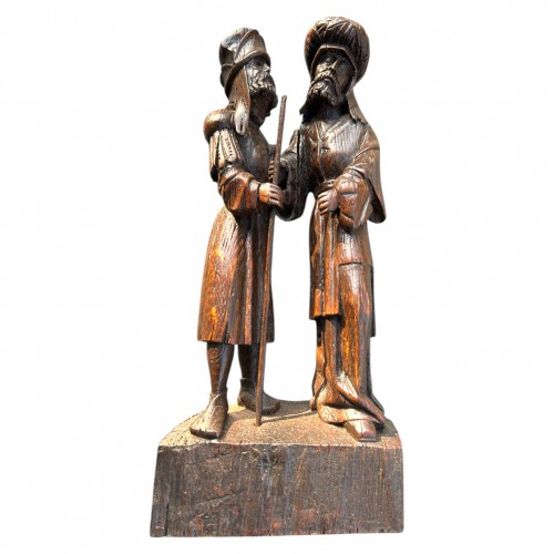 Sculpture gothique de Damien et Côme – vers 1500 - Art sacré, objets religieux Style 