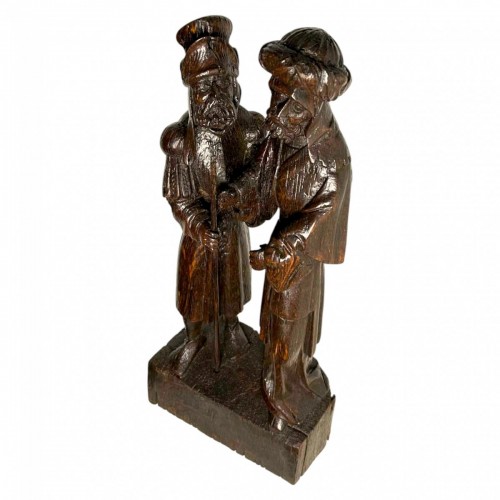 XVIe siècle et avant - Sculpture gothique de Damien et Côme – vers 1500