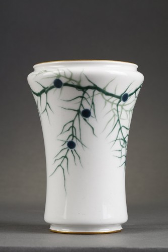 Porcelain & Faience  - Sevres - Vase Genévrier (Juniper)
