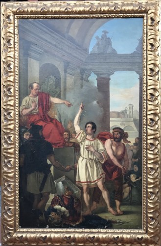 Scène romaine à l’antique, Italie 19e siècle