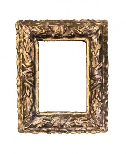 17th century Italian gilt wooden frame 