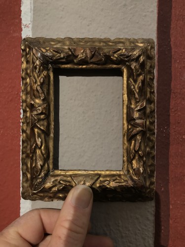 17th century Italian gilt wooden frame  - 