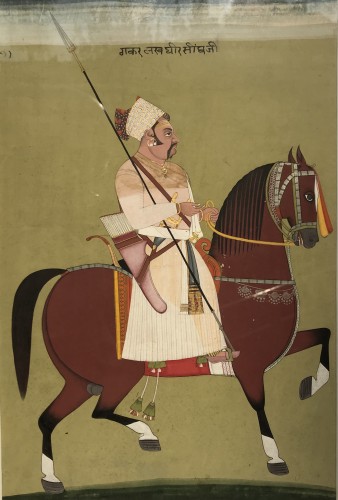 Rajput with horse rider