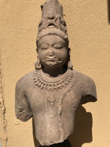 Buste de Vishnu du XIe siècle - Arnaud Huppé-Chambon