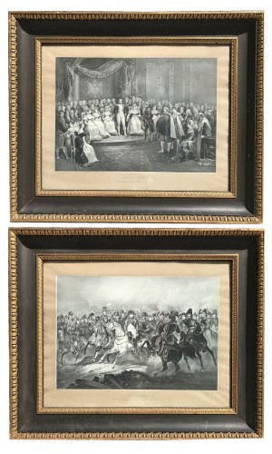 Paire de cadres de Napoléon 1er