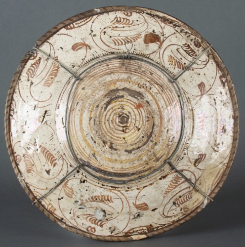 Plat Hispano-Mauresque du XVIe siècle - Céramiques, Porcelaines Style Renaissance