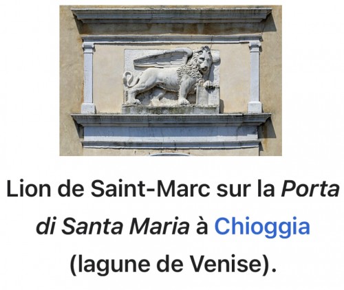 Sculpture  - Lion of republic of Venice