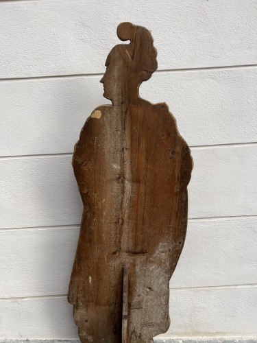 Decorative Objects  - A late 18th century Italian silhouette of a Roman centurion