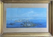 Vue panoramique de Cadix en Espagne