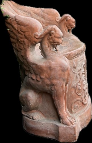 Architectural & Garden  - Terra cotta Tuscany Throne