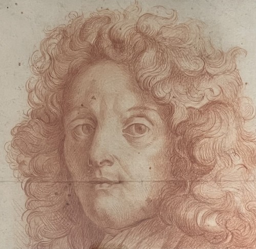 Tableaux et dessins Dessin, Aquarelle & Pastel - Autoportrait présumé de Carlo Maratta, XVIIe siècle 