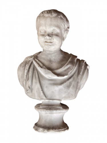 Buste d’enfant d’époque antique
