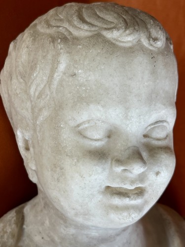 Roman Child marble bust  - Renaissance