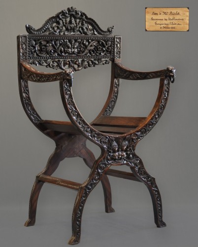 Franco-Indian  Curule chair - 