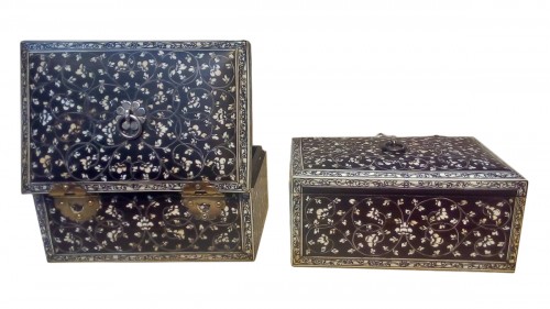 Indian colonial ebony boxs