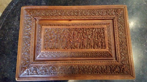 Coffret de Mysore en bois de santal - Arts d