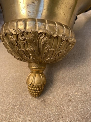 Antiquités - Empire style bronze chandelier 