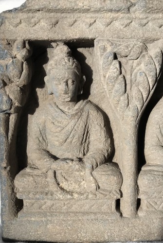 Gandhara stone of Bouddhas  - Ancient Art Style 