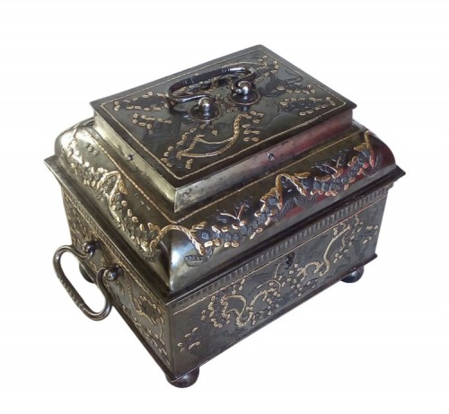 Russian steel Jewelry box - Curiosities Style Directoire