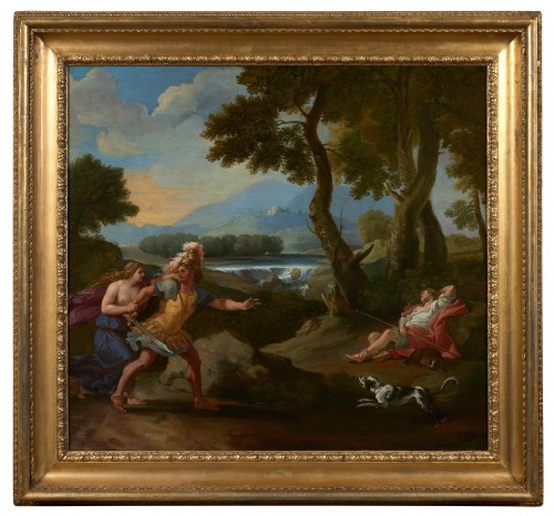 Guillaume Courtois, called Il Borgognone (1628-1679) - Paintings & Drawings Style Louis XIV