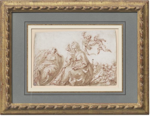 Cesare Franchi, called IL POLLINO (Pérouse, v.1580 - Rome, 1615) - Paintings & Drawings Style Renaissance
