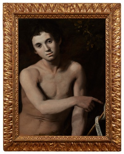 Lorenzo Bartolomeo, called Baccio Ciarpi (1574-1654) - Saint John the Baptist - Paintings & Drawings Style Louis XIII