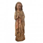 Vierge de l'Annonciation polychrome, Catalogne